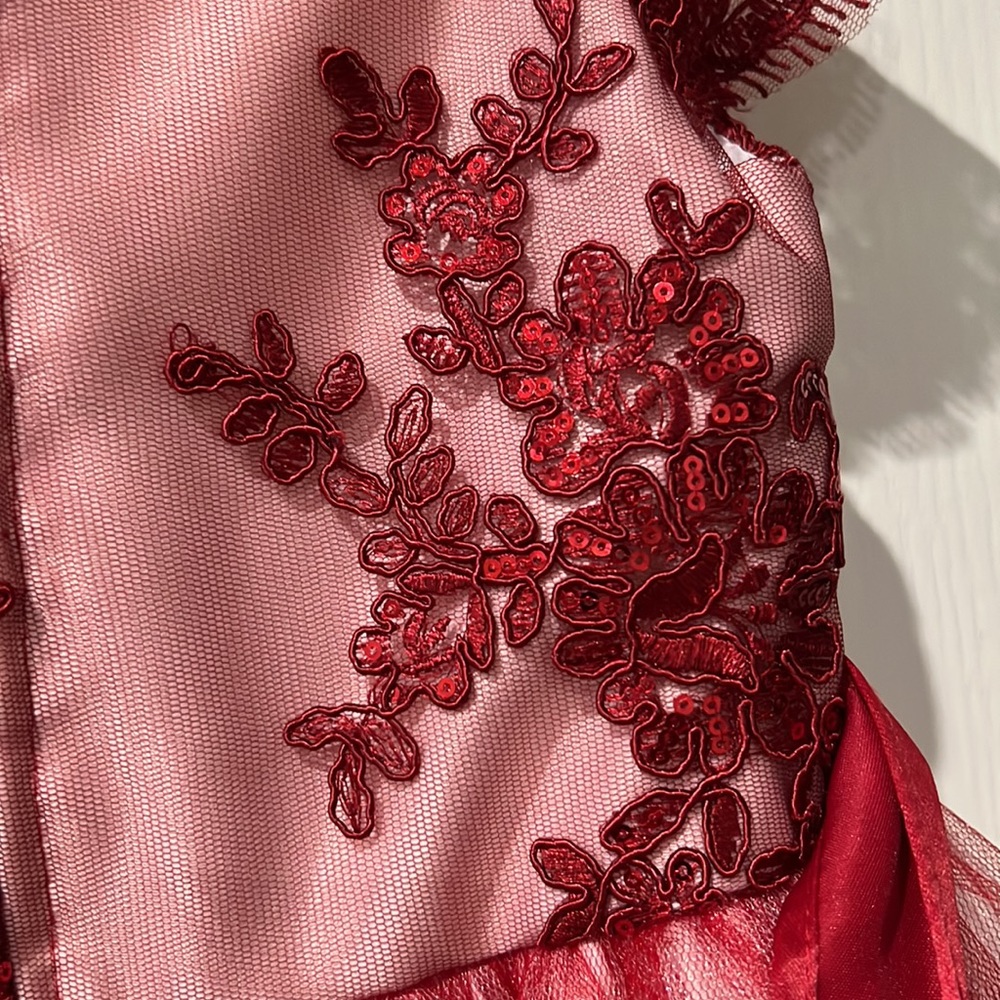 Christmas/Valentines dress. - Picture 3 of 5
